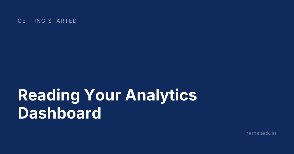 Reading Your Analytics Dashboard