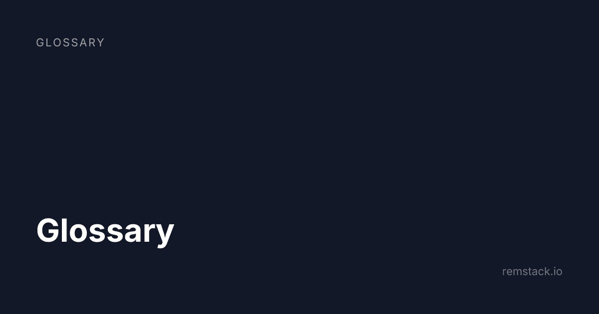 Glossary
